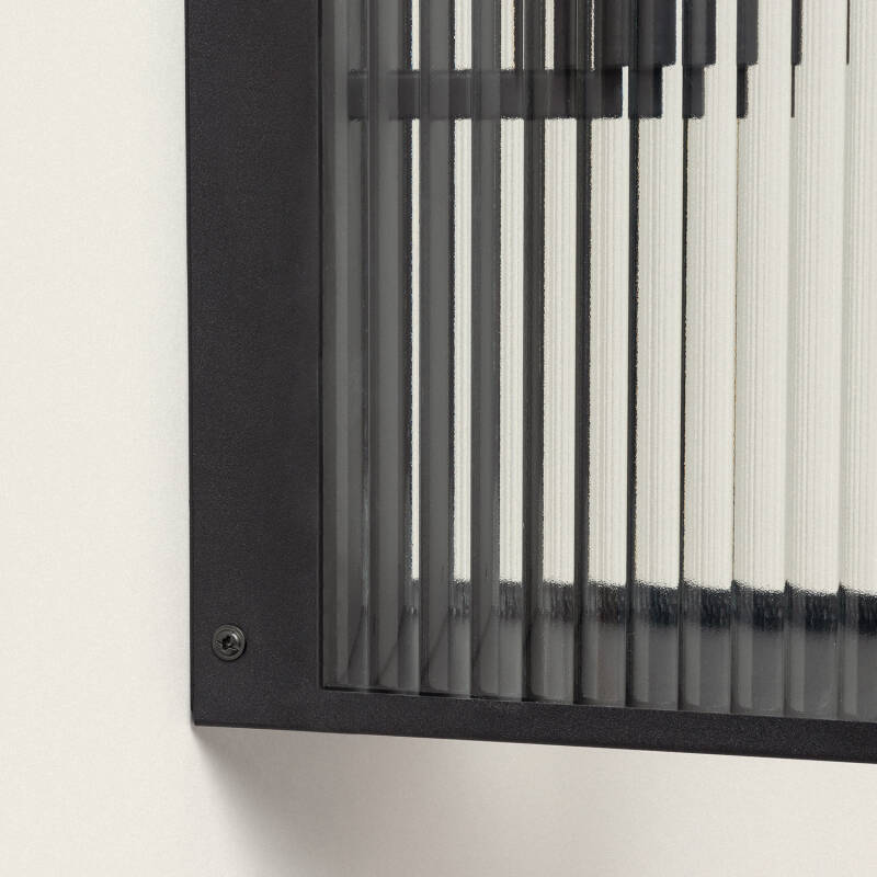 Aplique de Pared Exterior Metal y Cristal Big Taiga