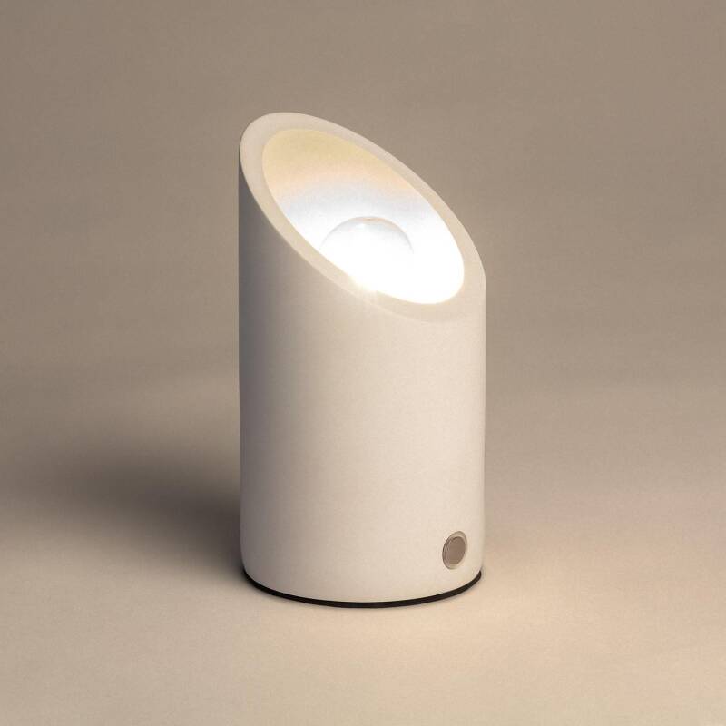 Lámpara de Mesa Yeso Rise Uplighter con Batería USB Recargable
