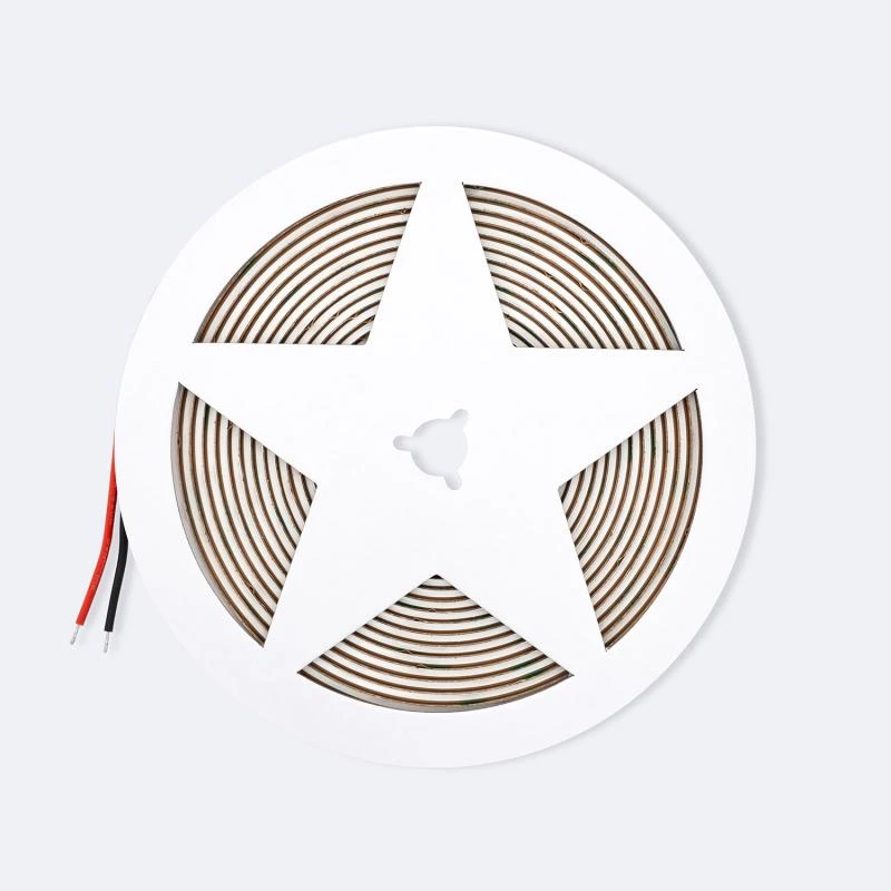 Tira LED 24V WCOB 256 LED/m 5m 10W/m 1100lm/m Ancho 8mm Corte 3.2cm IP20 CRI90