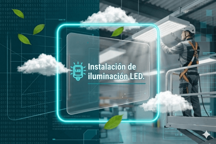 Instalación del sistema de Iluminación LED