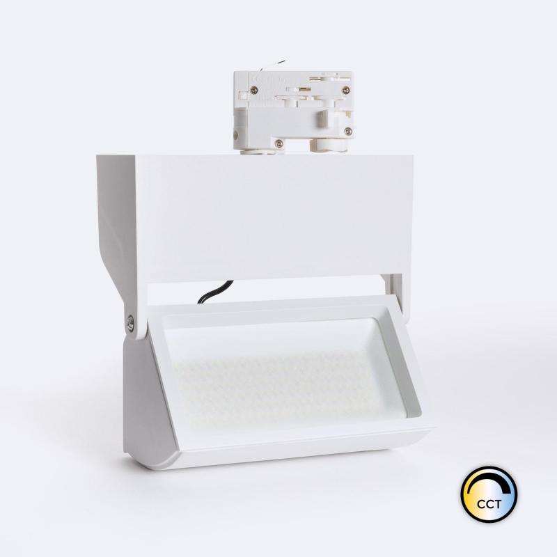 Foco Carril LED Trifásico 38W Piero CCT Seleccionable
