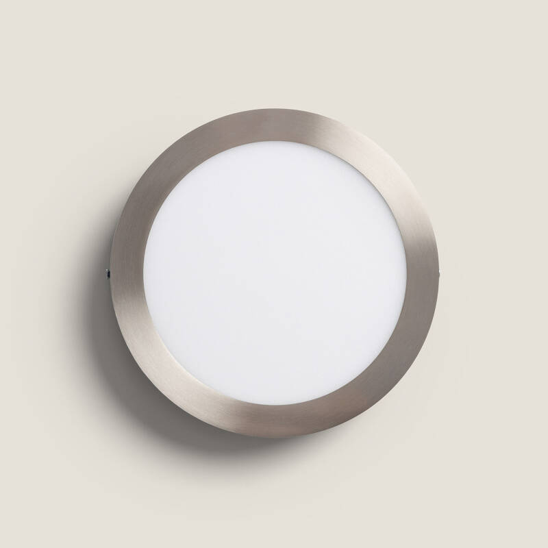 Plafón LED 18W Circular Metal Ø225 mm Silver