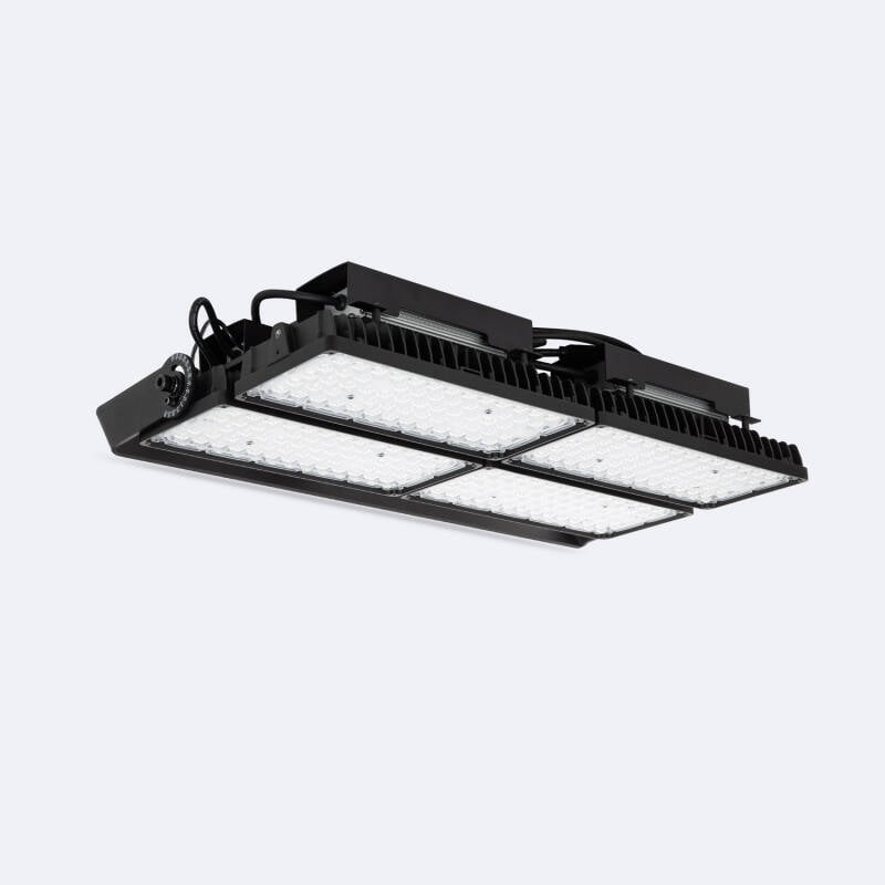 Foco Proyector LED 800W Stadium 160 lm/W IP66 LIFUD Regulable 0-10V Horizontal Blanco Frío 5000K Óptica Asimétrica Polarizada 50º