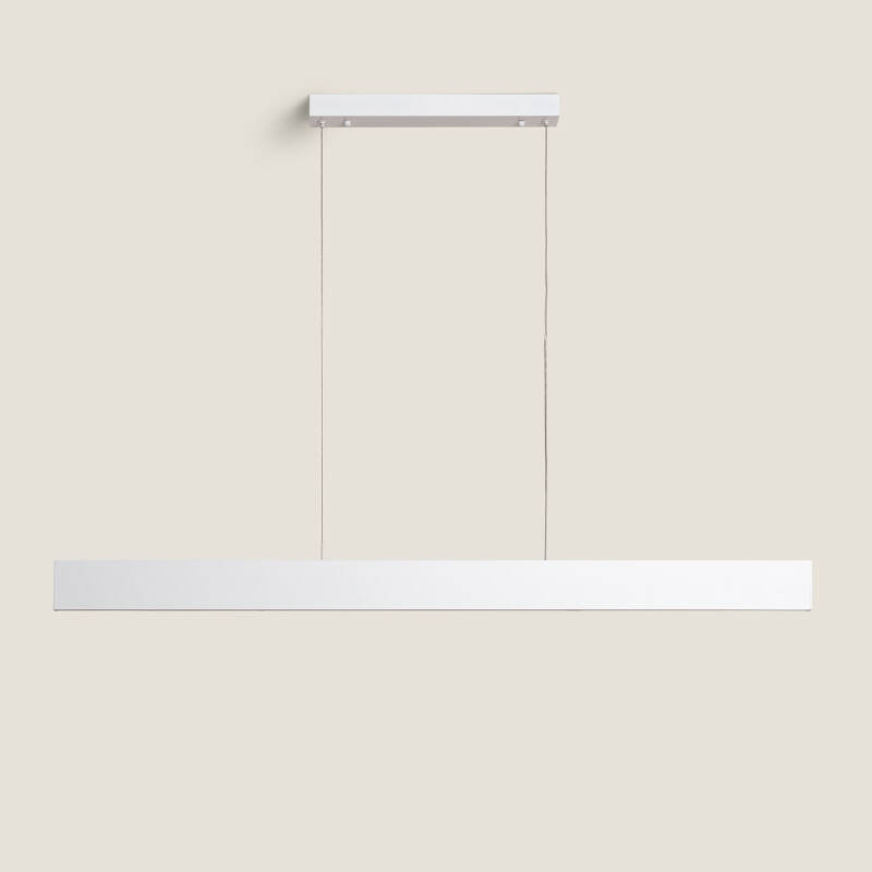 Lámpara Colgante Lineal Aluminio LED 120cm 30W CCT Seleccionable Wanda