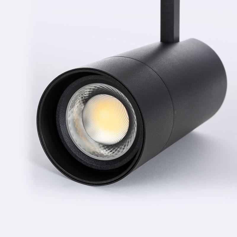 Foco Carril LED Trifásico 30W Wild CCT Seleccionable Regulable TRIAC Multiángulo 24-60º