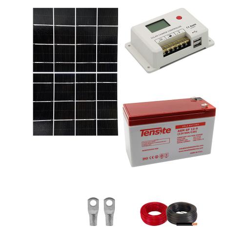 Kit Solar Portátil 30W sin Instalación