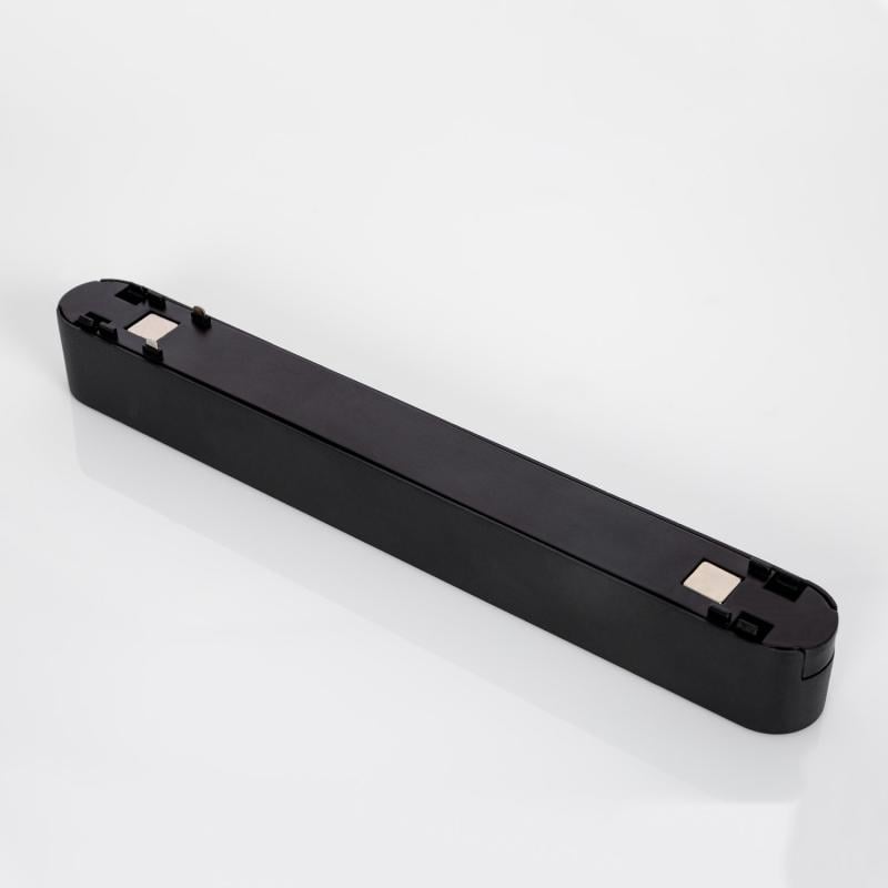 Foco Carril Lineal LED Magnético 25mm SuperSlim 12W 48V Negro Grid 222mm