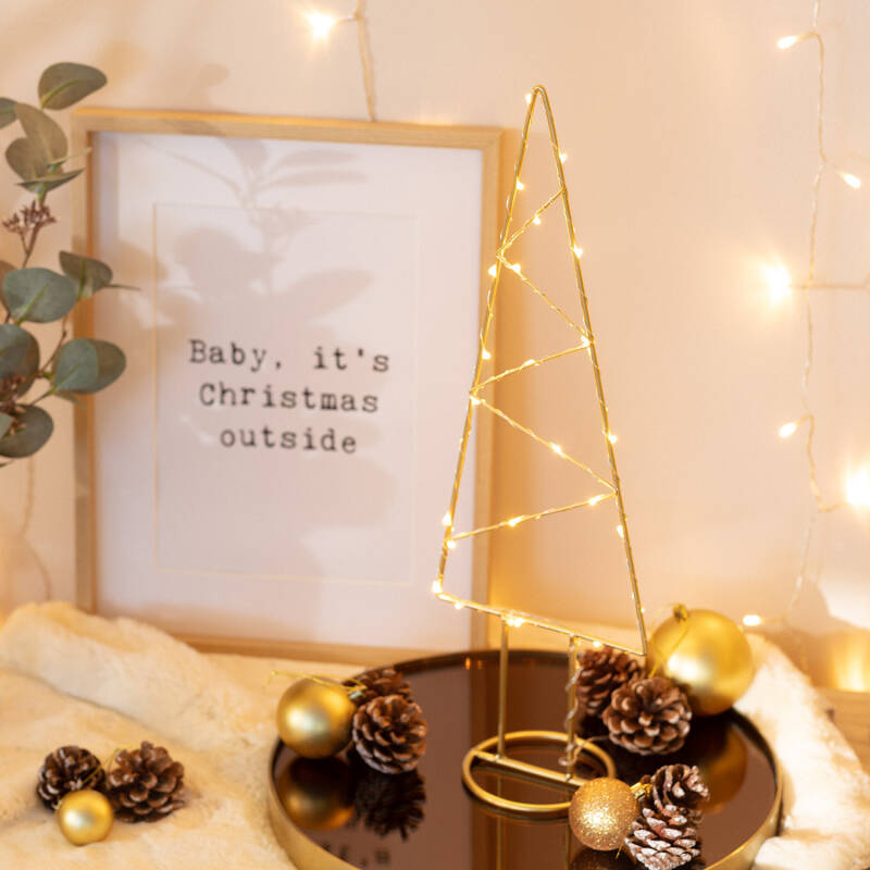 Árbol de Navidad LED Gold
