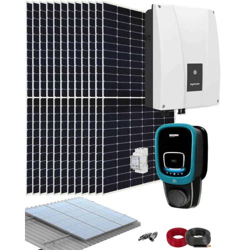 Kit Solar Autoconsumo Cargador Coche 6000W 30kWhdia Ingeteam