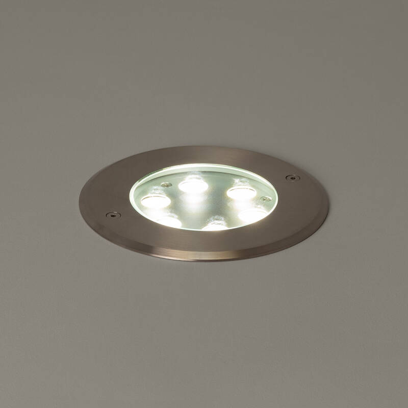Foco Exterior LED 7W Empotrable Suelo Inox Veyra