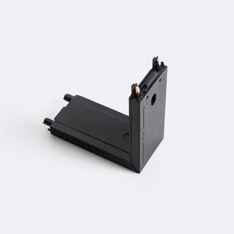 Conector Tipo L Vertical para Carril Magnético 25mm SuperSlim 48V Superficie