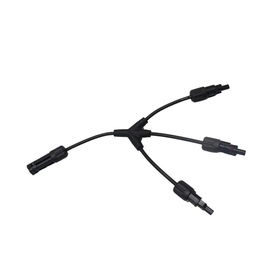 Conectores Fotovoltaicos 3 Placas Solares Paralelo Flexible