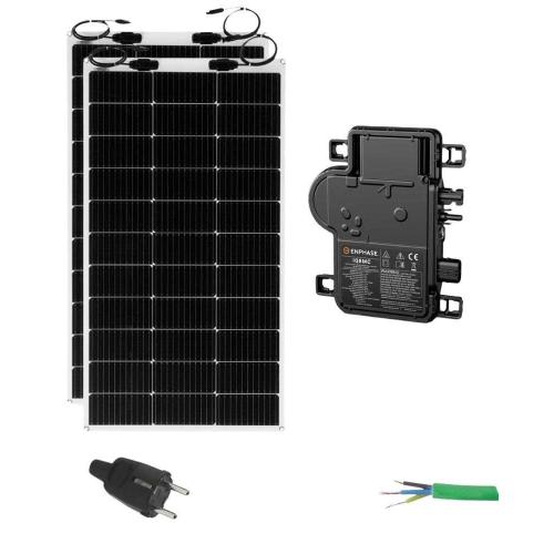 Kit Paneles Solares para Balcones 400W con Microinversor 360W