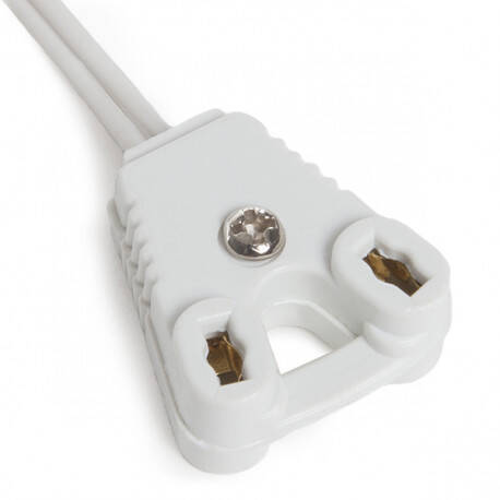 Portalámparas Tubo LED T8 G13 Cable 30 cm