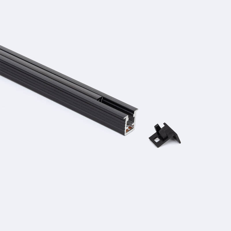 Perfil Aluminio Empotrable 2m para Tira LED hasta 6 mm