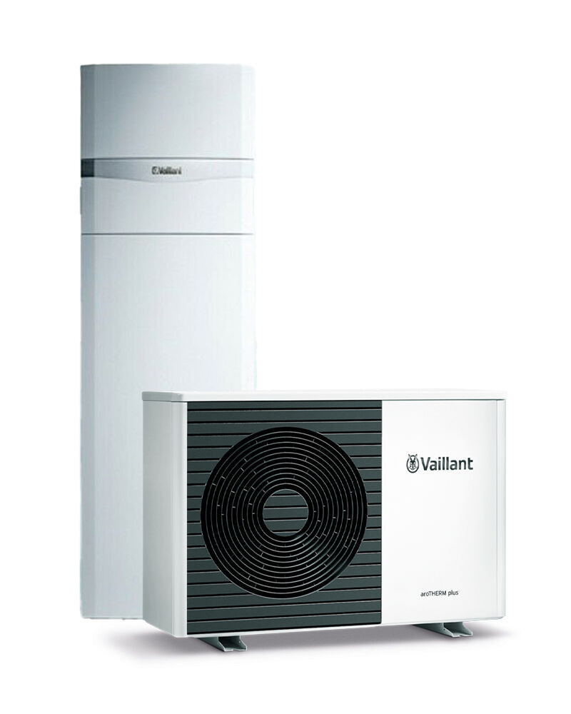 Kit Aerotermia Bibloc 12kW Vaillant Arotherm Plus con Acumulador 185L uniTOWER