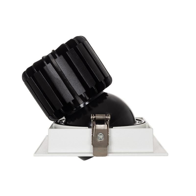 Foco Downlight LED 18W COB Direccionable 360º Cuadrado Corte 125x125 mm CRI90 Expert Color No Flicker