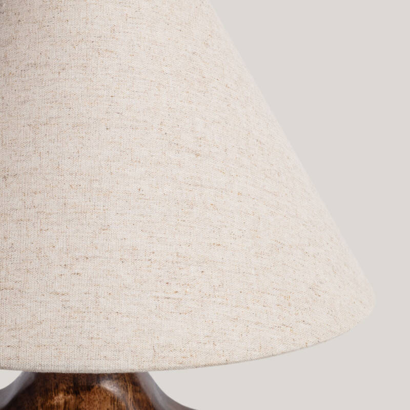 Lámpara de Mesa Madera Hunar I ILUZZIA