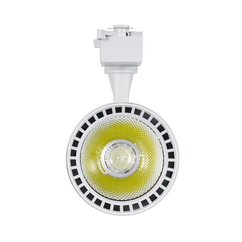 Foco Carril LED Monofásico 40W Bron Blanco