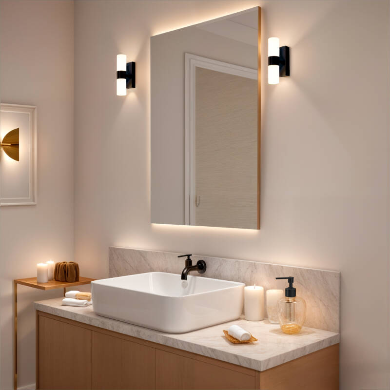 Aplique de Pared Baño LED 6W Aluminio y PC Avery