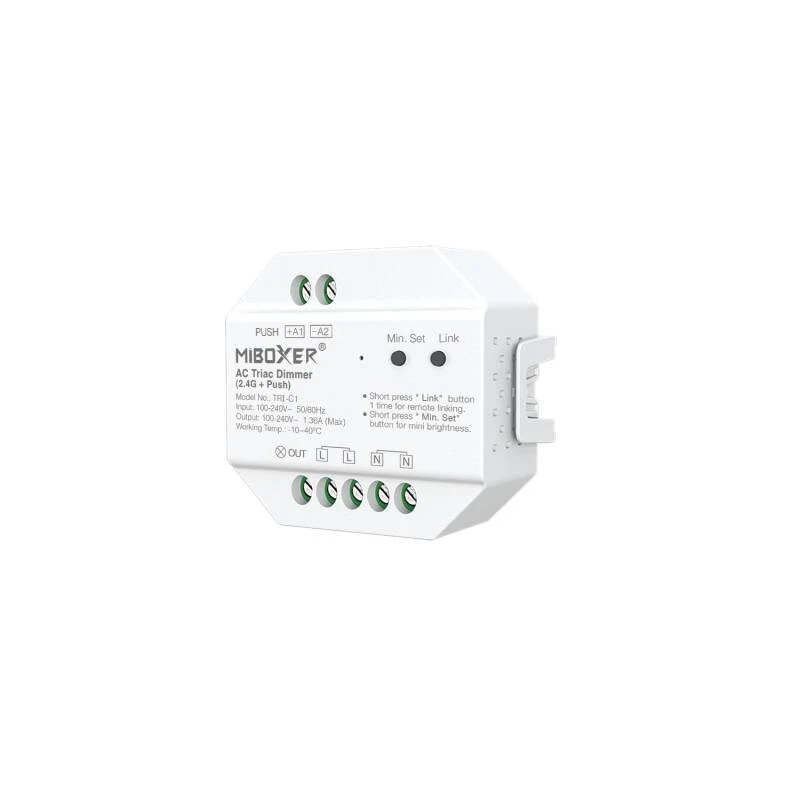 Regulador LED TRIAC RF Compatible con Pulsador MiBoxer TRI-C1