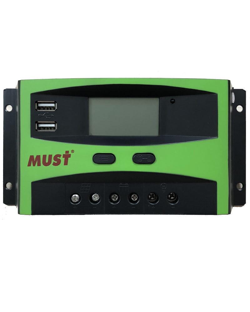 Kit Solar para Caravanas 12V 1000Whdia con Regulador de 30A y Batería AGM