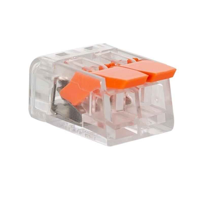 Pack 20 Conectores Rápidos 2 Entradas para Cable Eléctrico 0.08-4 mm²