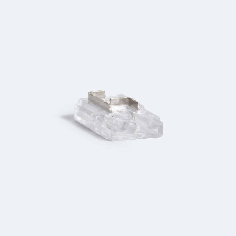Conector Hipopótamo esquina para Tira LED 12/24V DC SMD y COB IP20 Ancho 8mm