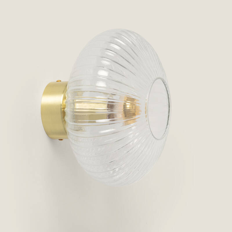 Plafón Metal y Cristal Prometeo