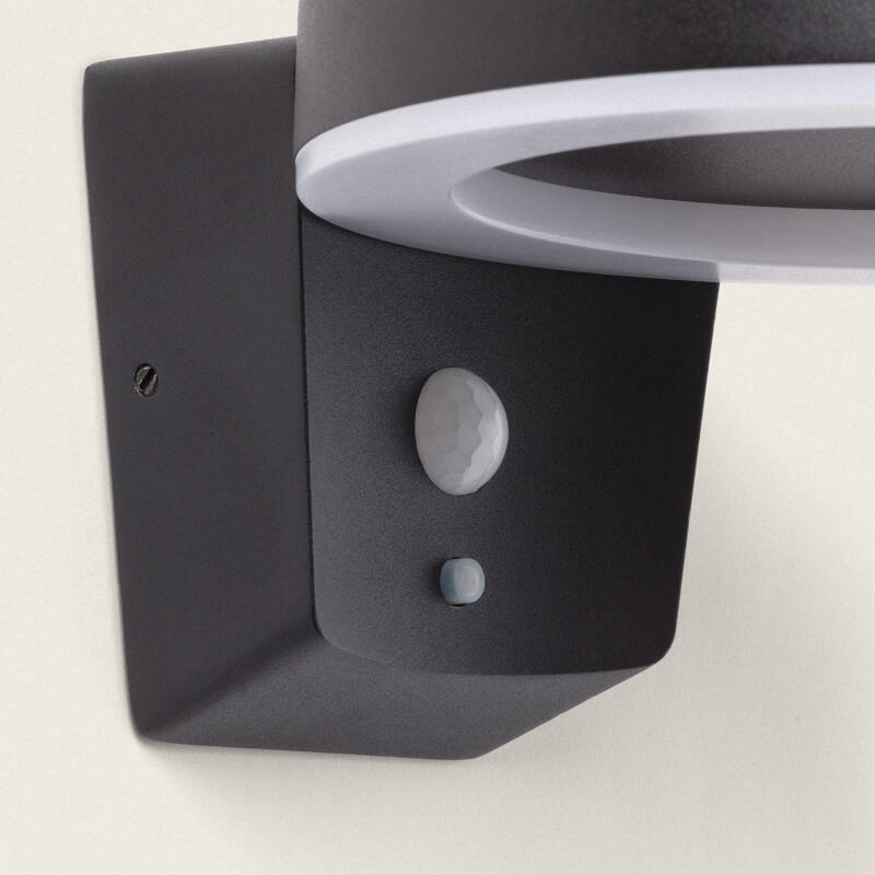 Aplique de Pared Exterior Solar LED 5W Aluminio con Sensor de Movimiento Aris