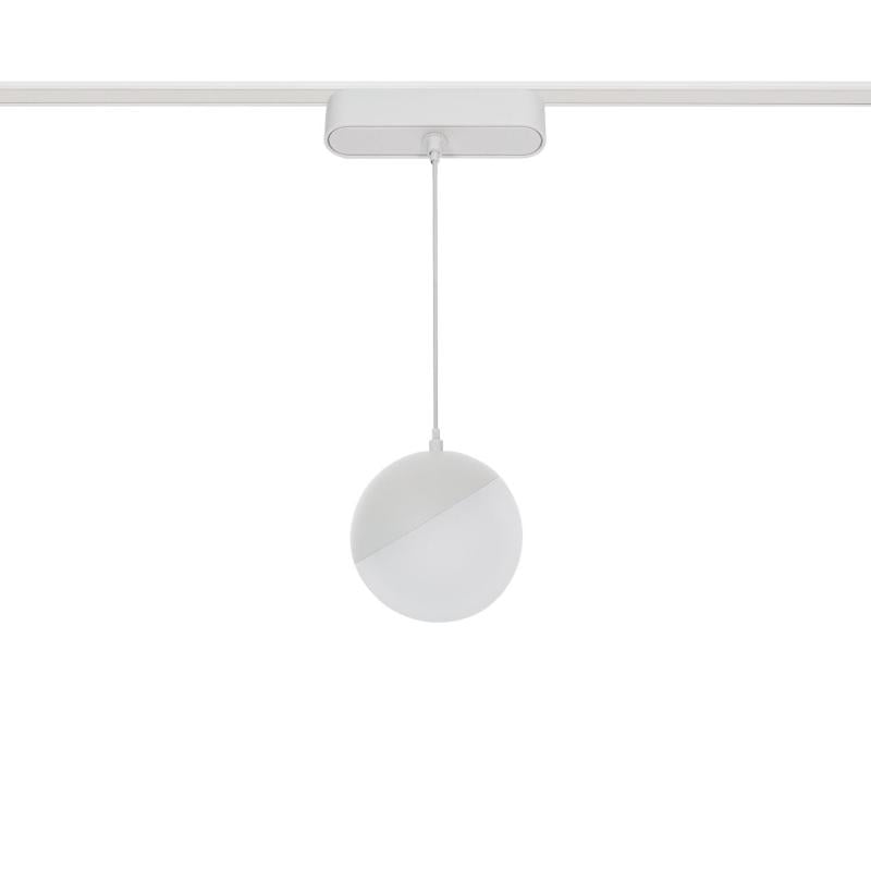 Foco Carril Colgante LED Magnético 25mm SuperSlim 10W 48V Ø100 mm Blanco