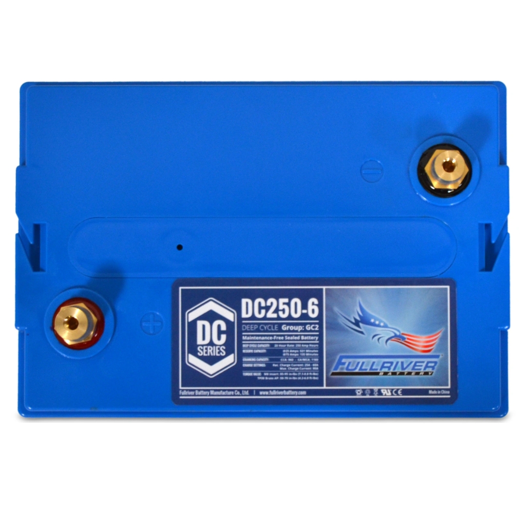 Batería AGM 250Ah Solar 6V C20 Monobloc Fullriver DC250-6
