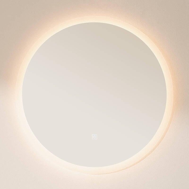 Espejo Baño con Luz LED y Antivaho Ø60 cm Shala