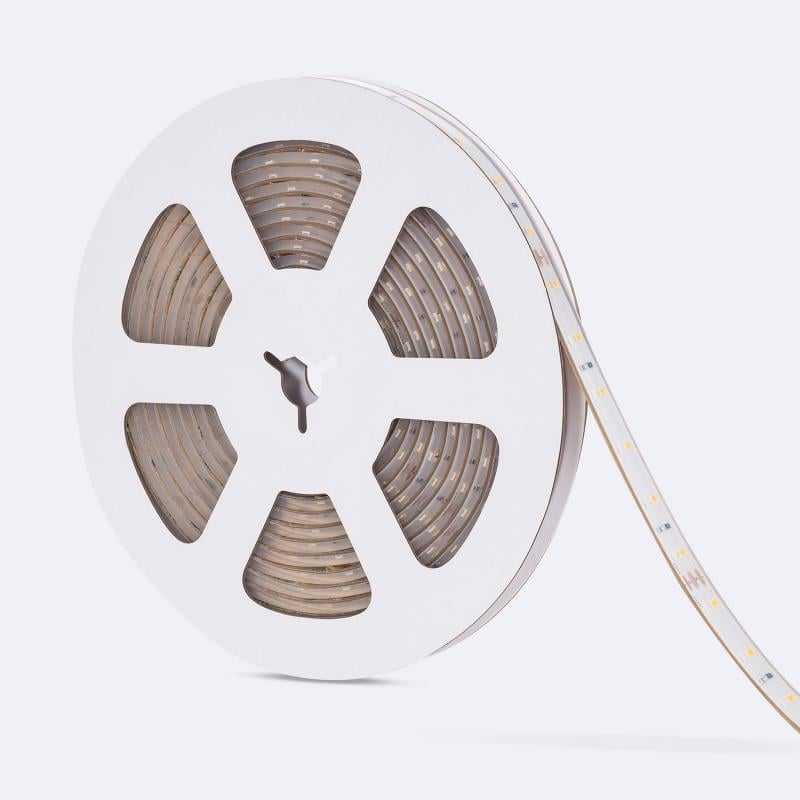 Tira LED 24V SMD 60 LED/m 5m 5W/m 500lm/m Ancho 10mm Corte 10cm Sumergible IP68 SILICONE FLEX