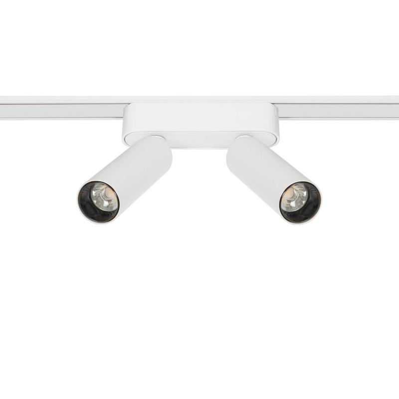 Foco Carril LED Magnético 25mm SuperSlim Doble 14W 48V Blanco