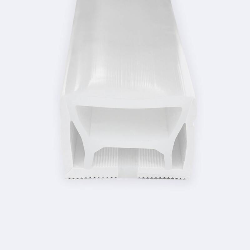 Perfil Neón SFLEX 30x20 Superficie/Empotrable Curva Vertical para Tira LED IP20 hasta 17,5 mm