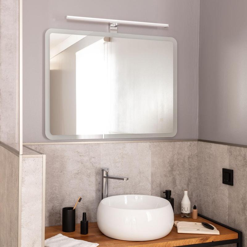 Aplique Espejo Baño 12W Plata Big Kendari