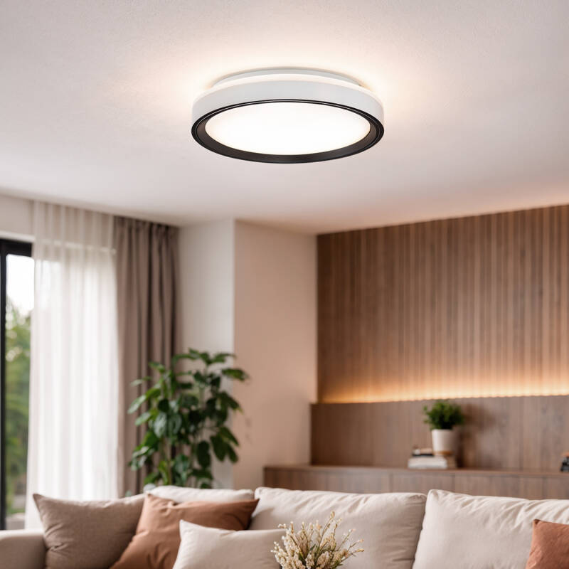 Plafón LED 24W Circular Metal Ø400 mm Nysted