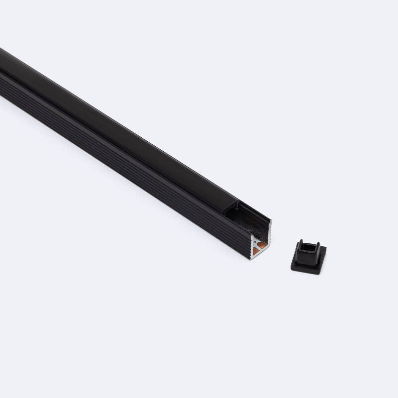 Perfil Aluminio Superficie Mini para Tira LED hasta 6 mm