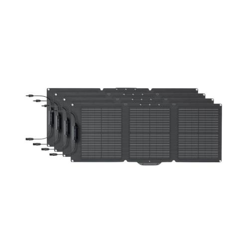 Pack 4 unidades Paneles Solares Portátiles 60W 12V Ecoflow