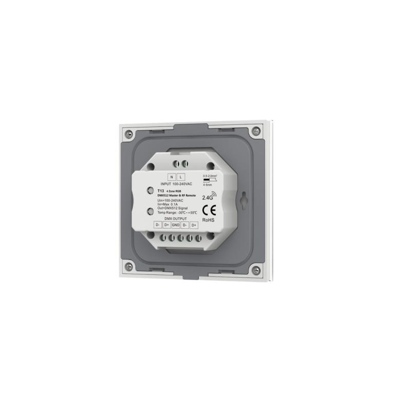 Panel Táctil DMX Master Táctil RGB 4 zonas SKYDANCE T13