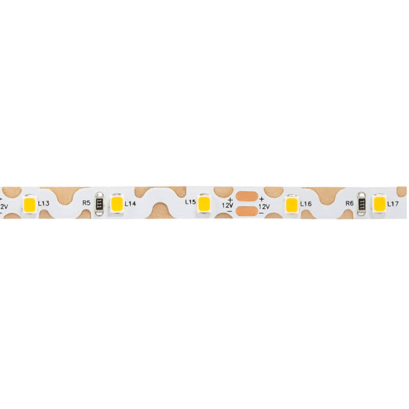 Tira LED 12V SMD ZIG ZAG 60 LED/m 5m 7W/m 700lm/m Ancho 6mm Corte 5cm IP20