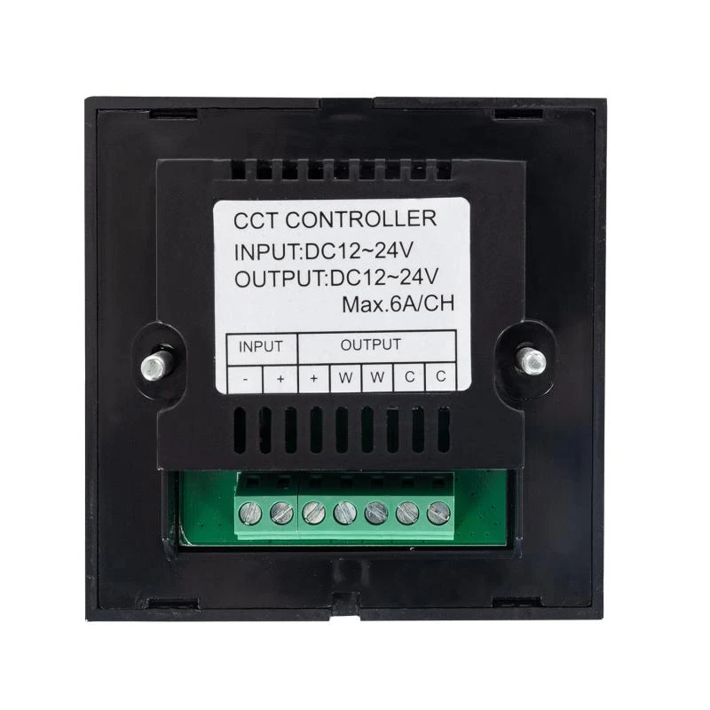 Controlador Regulador Pared Táctil para Tira LED 12/24V DC CCT