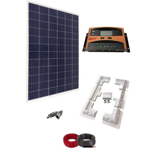 Kit Solar Caravana 12V 1000Whdia  con Estructura