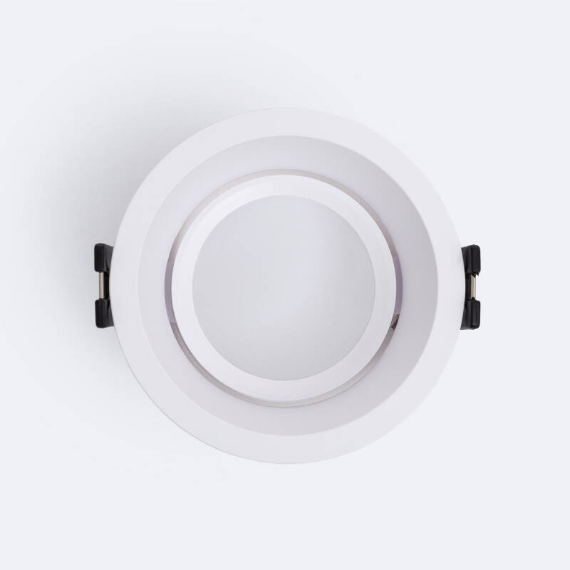 Aro Downlight Circular Basculante para Bombilla LED GU10 / GU5.3 Corte Ø75 mm Suefix