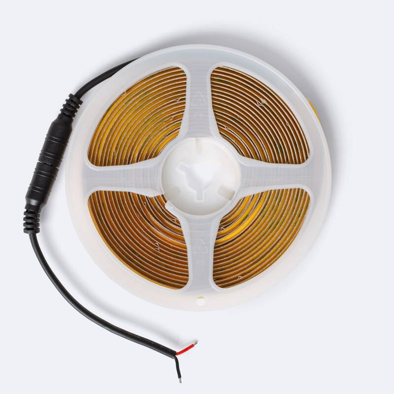 Tira LED 24V COB 528 LED/m 5m 13W/m 1000lm/m Ancho 8mm FreeCut IP20 CRI90 COPPER