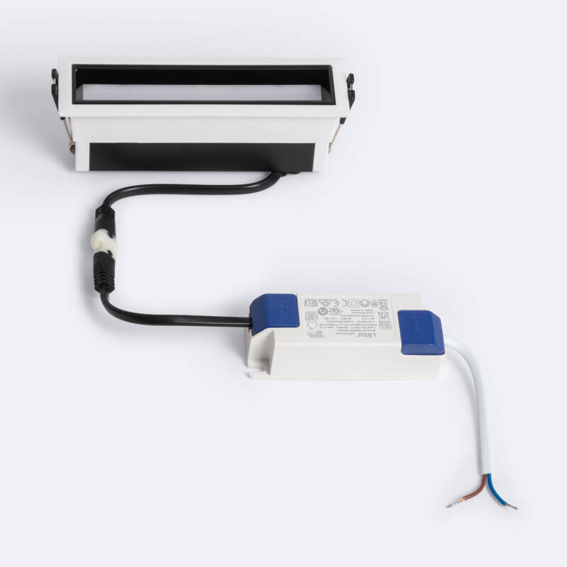 Foco Lineal LED 7W Empotrable Neale CRI90 Corte 140x35 mm