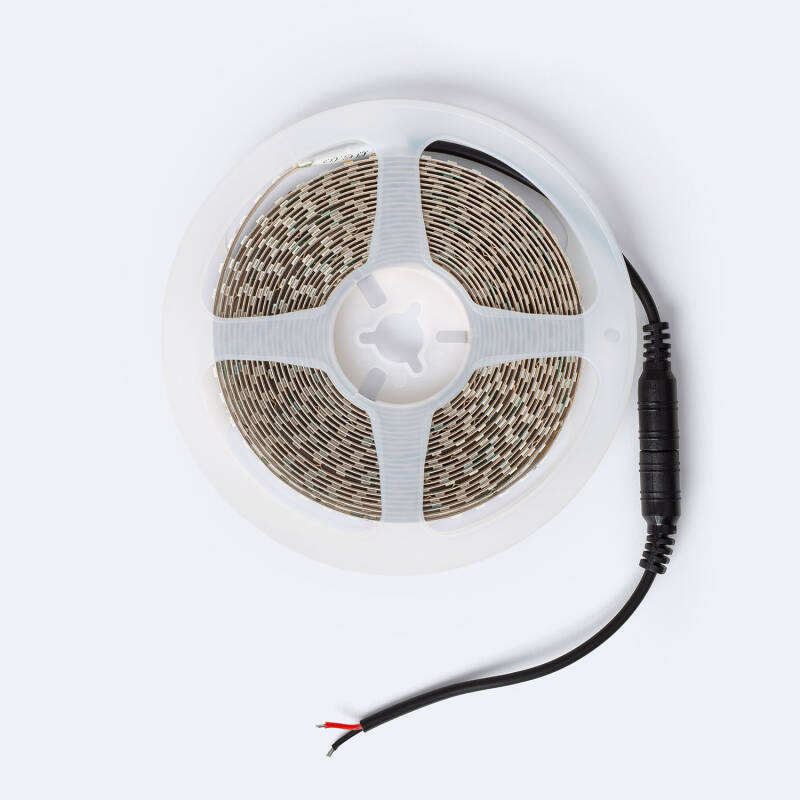 Tira LED 24V SMD 140 LED/m 5m 12W/m 1400lm/m Ancho 8mm Corte 5cm IP20