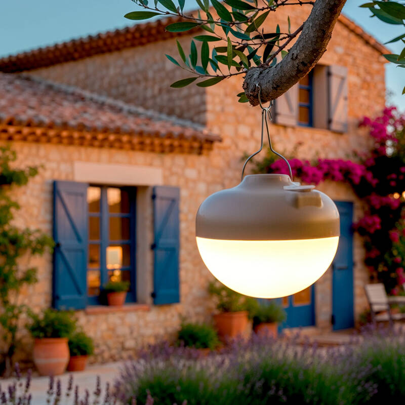 Lámpara Portátil LED 9W Cherry Bulb Battery