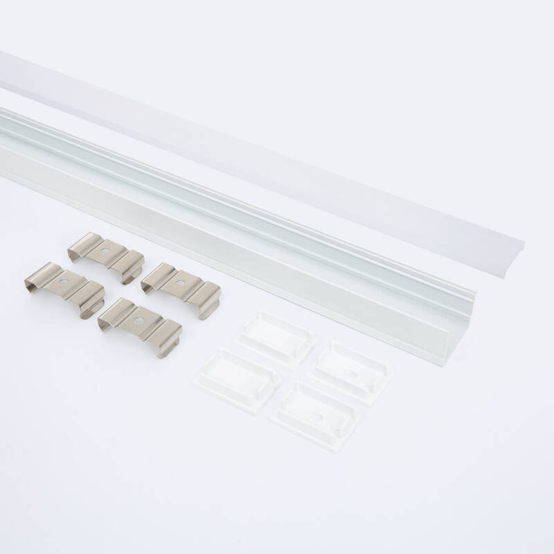 Perfil Aluminio Superficie para Tira LED hasta 22 mm